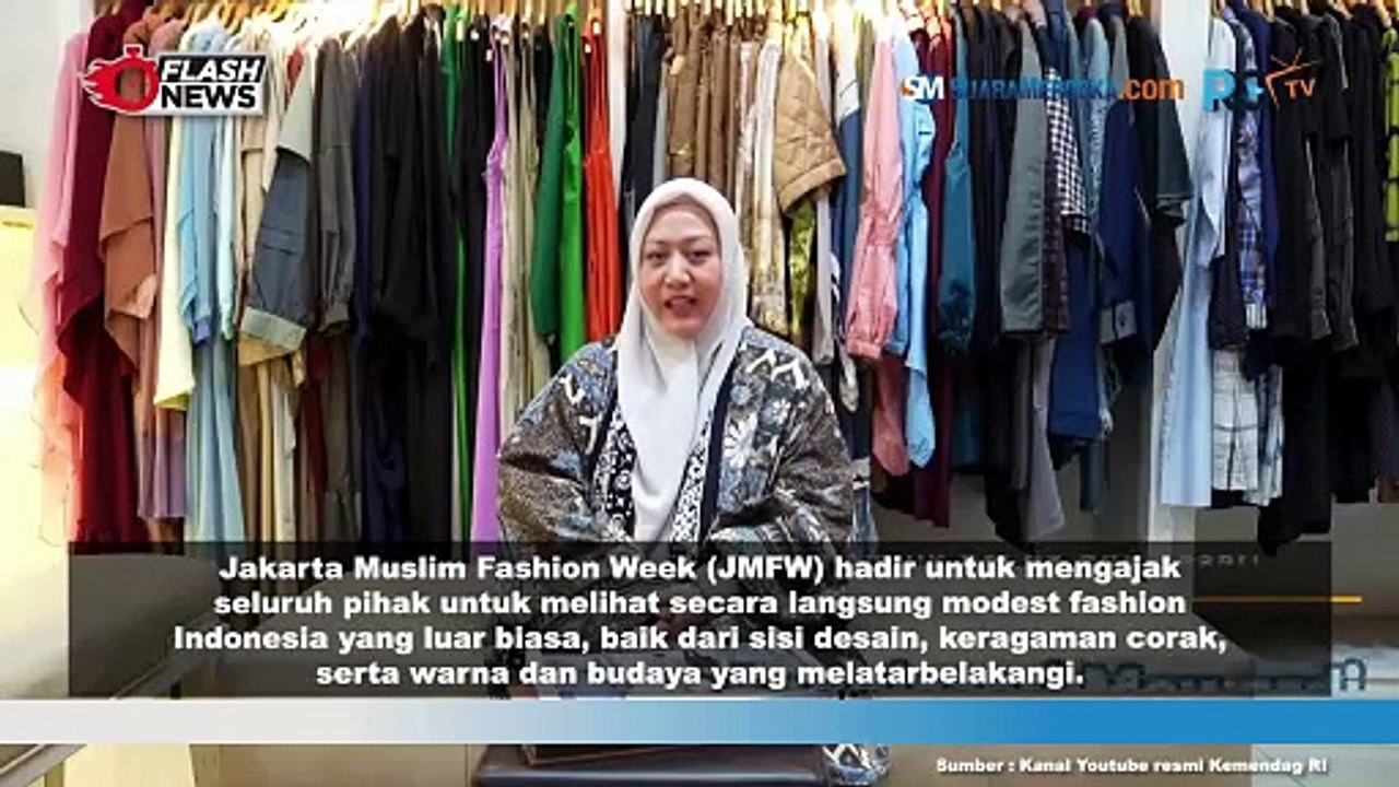 Jakarta Muslim Fashion Week Bantu Jenama Modest Fashion Tampil di Ajang Fesyen Bergengsi