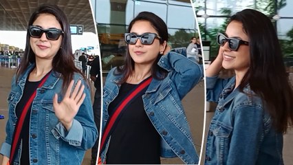 Shehnaaz Gill Heads Out For Holiday, Spotted At Airport Departure