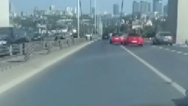 15 Temmuz Şehitler Köprüsü’nde sürücülerin tehlikeli inatlaşması