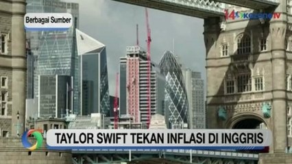 Konser Tur Taylor Swift Tekan Inflasi di Inggris