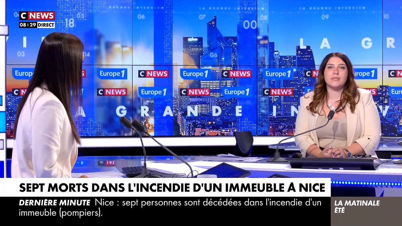 Violent incendie dans un appartement à Nice: La piste"criminelle" privilégiée - Au moins sept personnes, dont 3 enfants, sont décédées - Une autre victime est en urgence absolue et deux autres en urgence relative