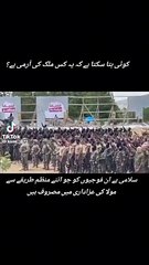 Koi bata sakta hai ki kis mul ki army hai