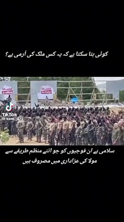Koi bata sakta hai ki kis mul ki army hai