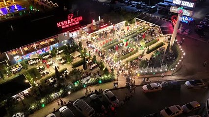 100 TL'ye döner çılgınlığı kamerada: Tüm şehir aynı noktaya akın etti