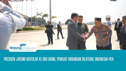 Presiden Jokowi Bertolak Ke Abu Dhabi, Perkuat Hubungan Bilateral Indonesia-Pea