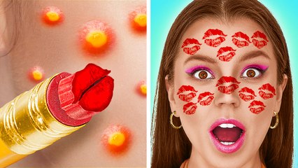 WOW  RED LIPSTCK HACKS   #shorts