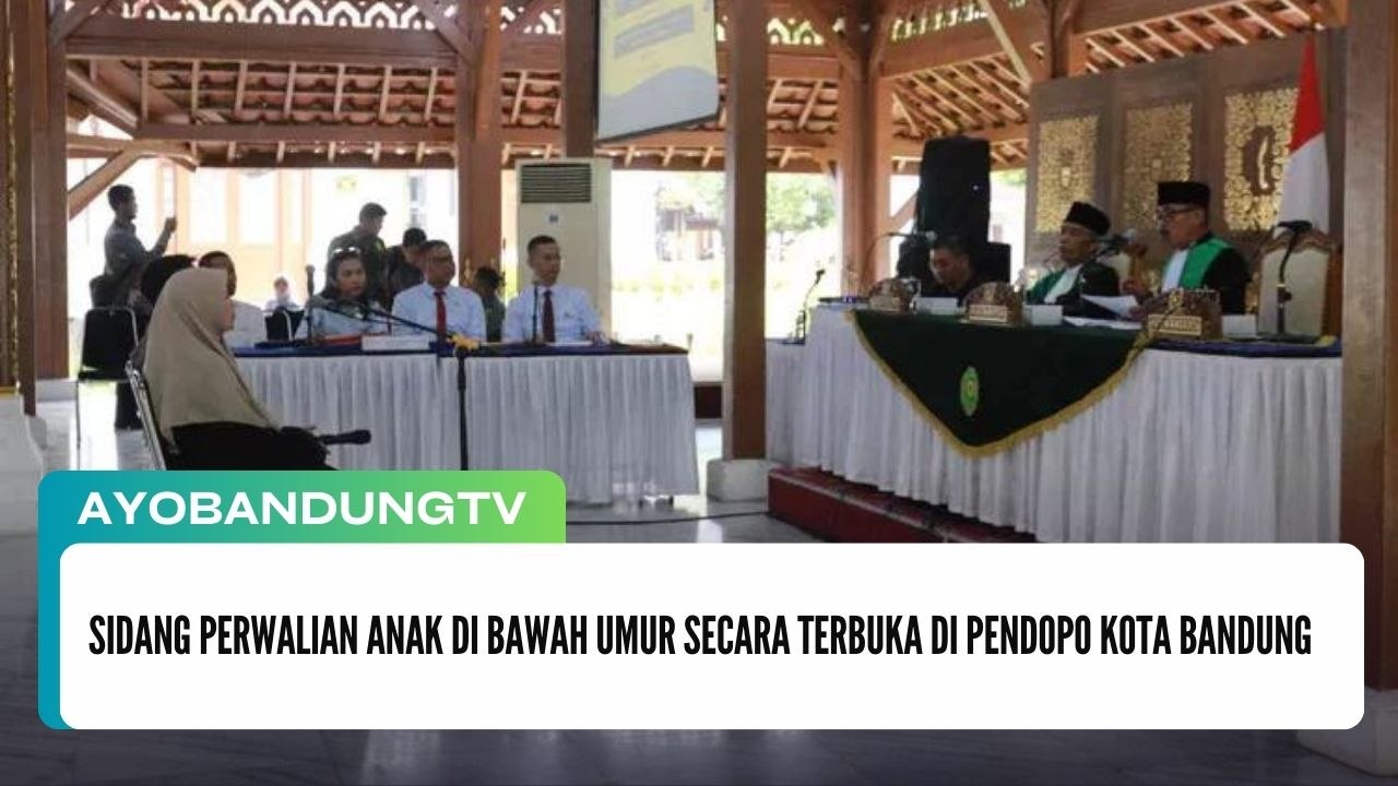 Sidang Perwalian Anak di Bawah Umur secara Terbuka di Pendopo Kota Bandung