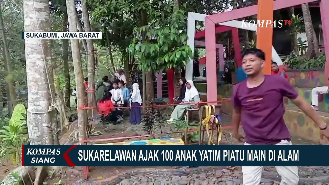 Relawan Sehati Gelar Kegiatan Outbond Bersama 100 Anak Yatim Piatu di Sukabumi