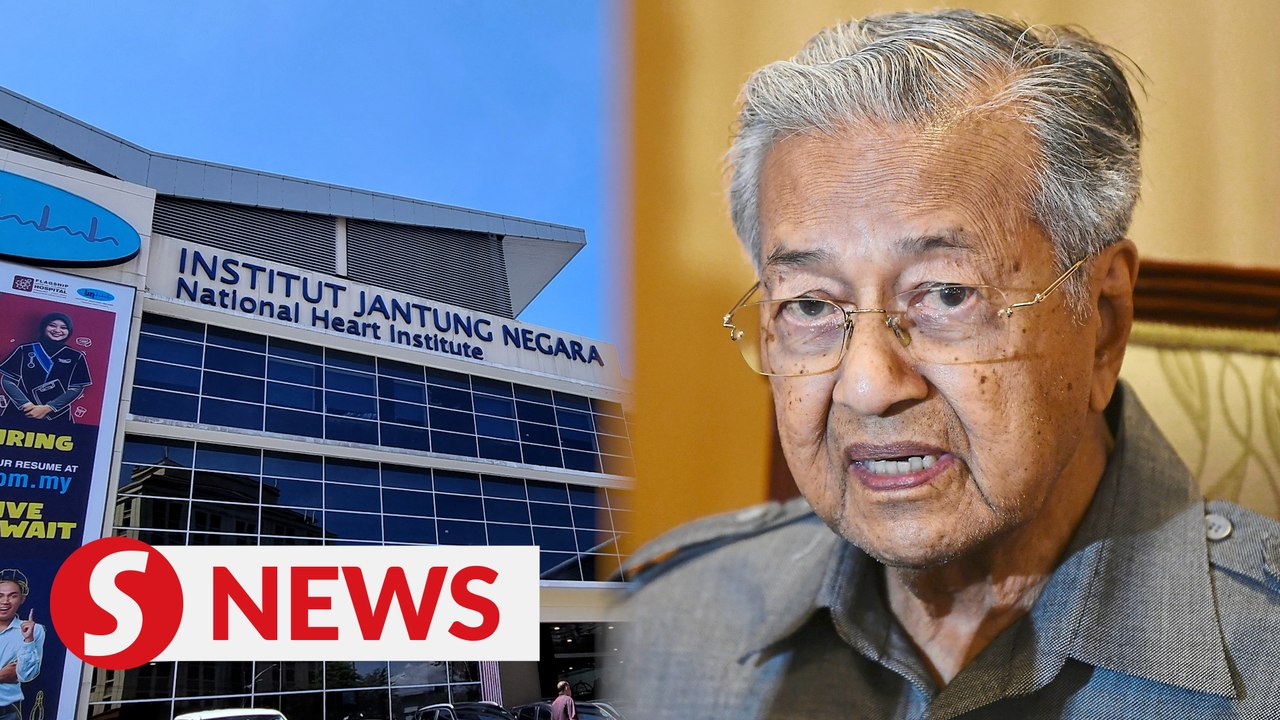Dr Mahathir hospitalised at IJN over cough