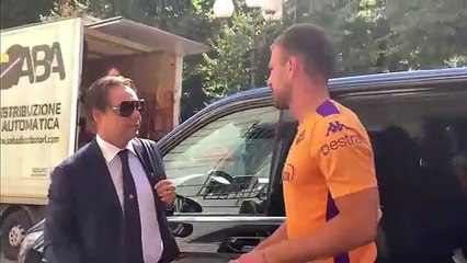 Fiorentina, Pongracic è arrivato a Firenze