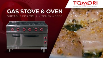 KOMPOR GAS STOVE DISERTAI OVEN MENGGUNAKAN GAS - TOMORI GAS STOVE