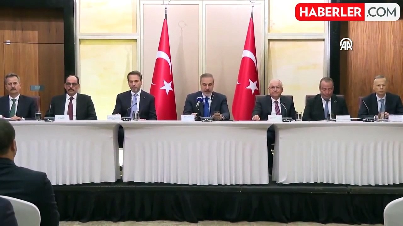 Bakan Fidan, Nijer Başbakanı Zeine ile ortak çalışma toplantısına katıldı