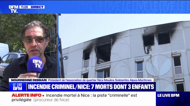 Une famille honnête , très appréciée : après l'incendie criminel, le quartier des Moulins à Nice sous le choc