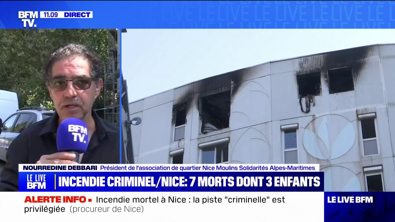 Une famille "honnête", "très appréciée": après l'incendie criminel, le quartier des Moulins à Nice sous le choc