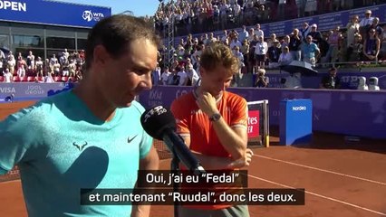 Bastad -  Quand Nadal ironise sur "Ruudal", son nouveau surnom avec Ruud