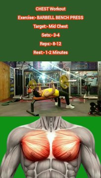 ❌ BARBELL BENCH PRESS ✔️ How can I Build My CHEST Bigger? #heermlgangaputra #naturalbodybuilding #workout #exercise #fitness #gym #muscle #training
