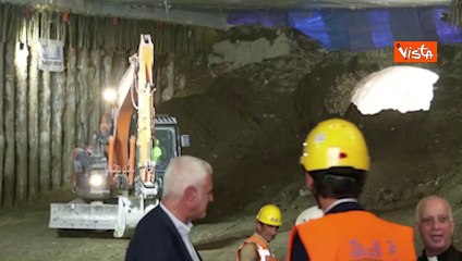Abbattuto il diaframma del sottopasso di Piazza Pia per il Giubileo, le immagini di Anas