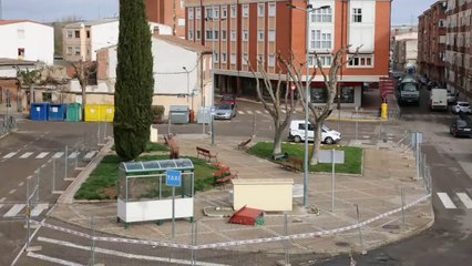 Antes y después de la renovación de la Plaza San Agustín