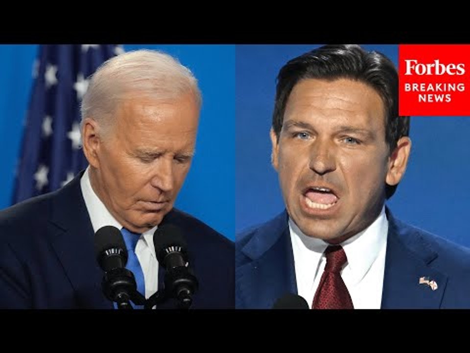 BREAKING: Ron DeSantis Rails Against Biden's 'Weekend At Bernie's Presidency' At The 2024 RNC