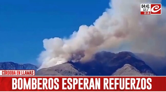 Córdoba en llamas: ya son más de 5500 las hectáreas arrasadas por el fuego
