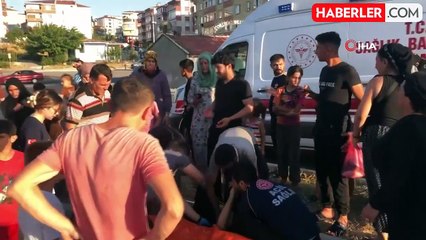 Tekirdağ'da otomobilin çarpıp kaçtığı 15 yaşındaki yaya yaralandı: O anlar kamerada
