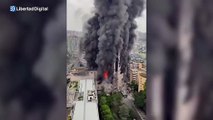 Al menos 16 muertos en un incendio en un centro comercial de China