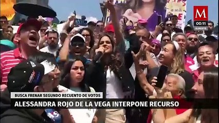 Alessandra Rojo de la Vega impugna conteo de votos para alcaldía Cuauhtémoc