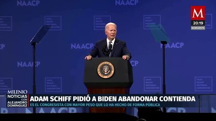 Adam Schiff insta a Joe Biden a abandonar la contienda presidencial