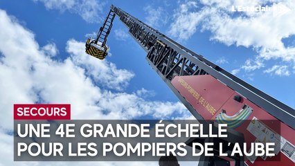 Une échelle pivotante à mouvement combiné de 32 mètres pour les pompiers de l’Aube