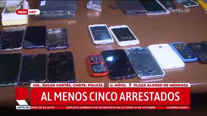 Caen cinco descuidistas que operan por las madrugadas en las céntricas calles de La Paz