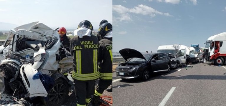 Incidente in Autostrada nel Salernitano: morti coniugi avvocati, diversi feriti (18.07.24)
