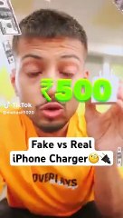Fake vs Real iphone charger