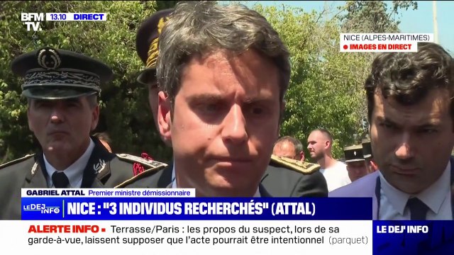Incendie à Nice: Tous les moyens sont mis en œuvre pour retrouver les auteurs , explique Gabriel Attal