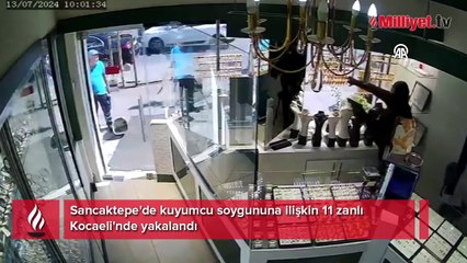 İstanbul'da 3 kilo altın çalan zanlıları bankamatik yakalattı