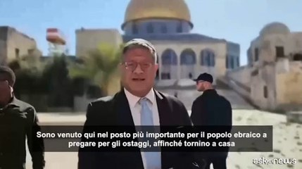 Israele, il nazionalista Ben Gvir sfida Netanyahu pregando ad Al-Aqsa