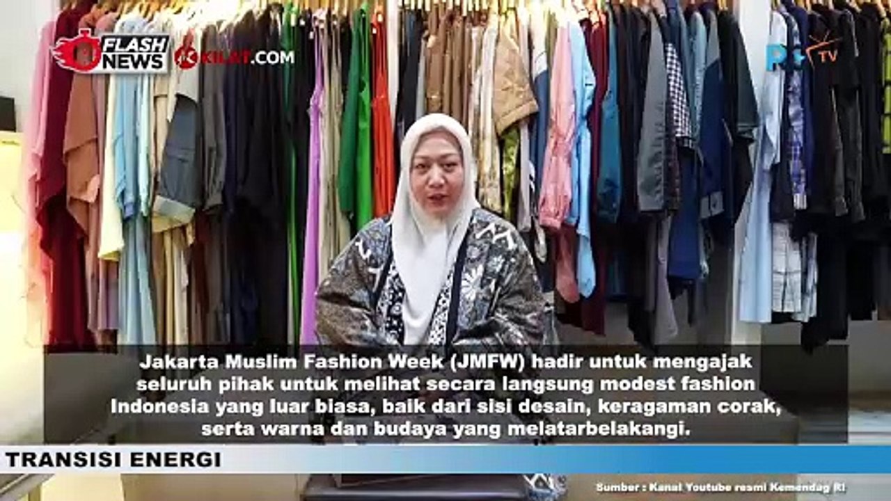 Jakarta Muslim Fashion Week Bantu Jenama Modest Fashion Tampil di Ajang Fesyen Bergengsi
