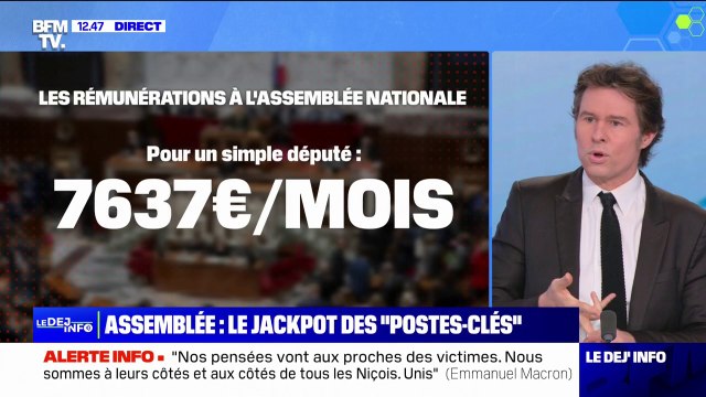 Assemblée nationale: Qui gagne, quoi? Les rémunérations selon les postes-clés