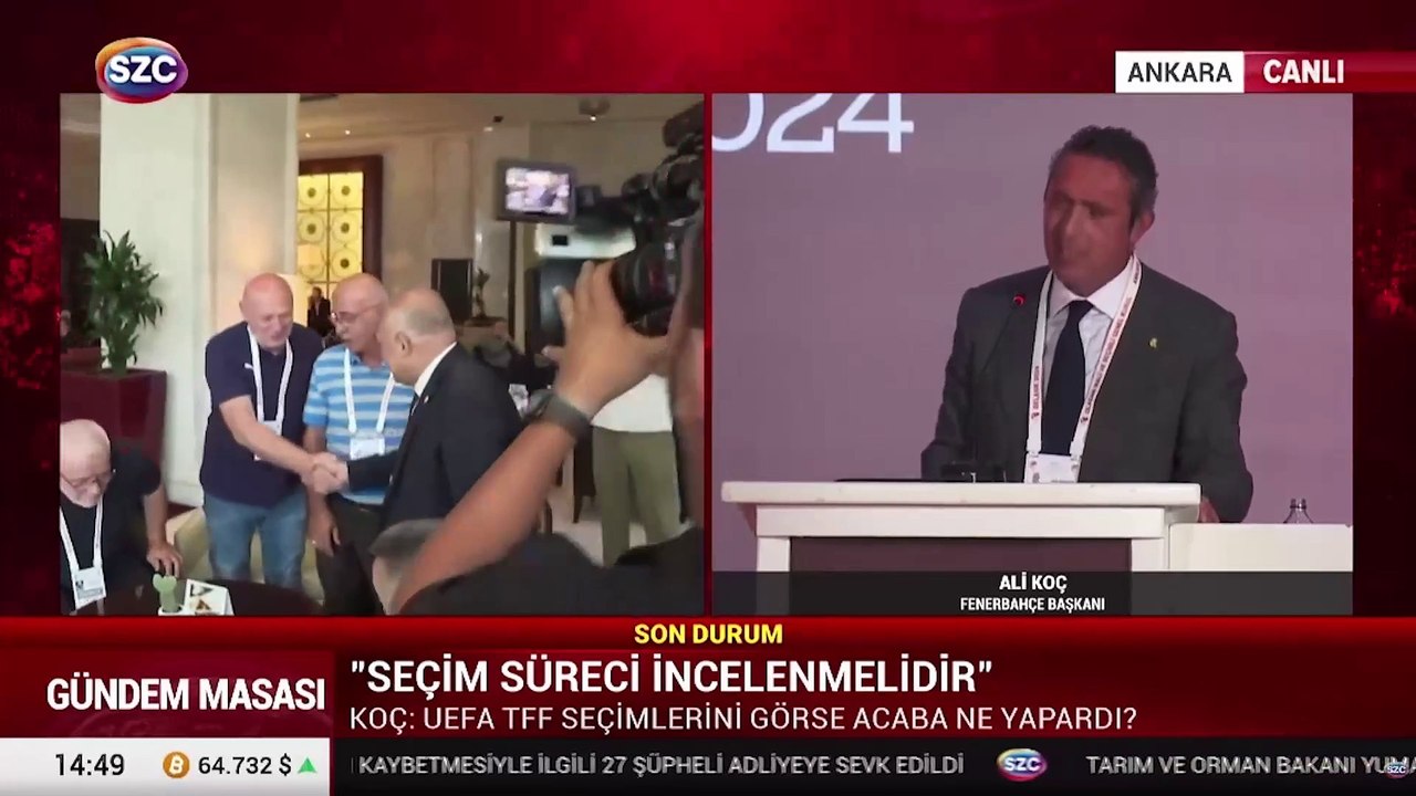 Ali Koç, Mehmet Büyükekşi arasında gergin anlar