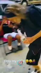 Baby steps. Hellarous imitations of walking.