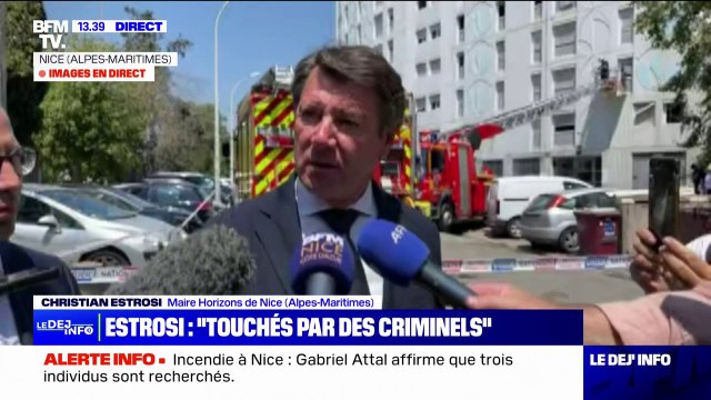 Christian Estrosi à propos de l'incendie mortel à Nice: Près de 300 millions d'euros ont été dépensés dans cette cité pour pouvoir lui apporter un nouveau paysage