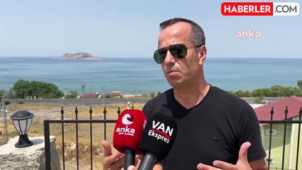 Van Gölü ve çevresi sıcaklardan bunalanları serinletiyor