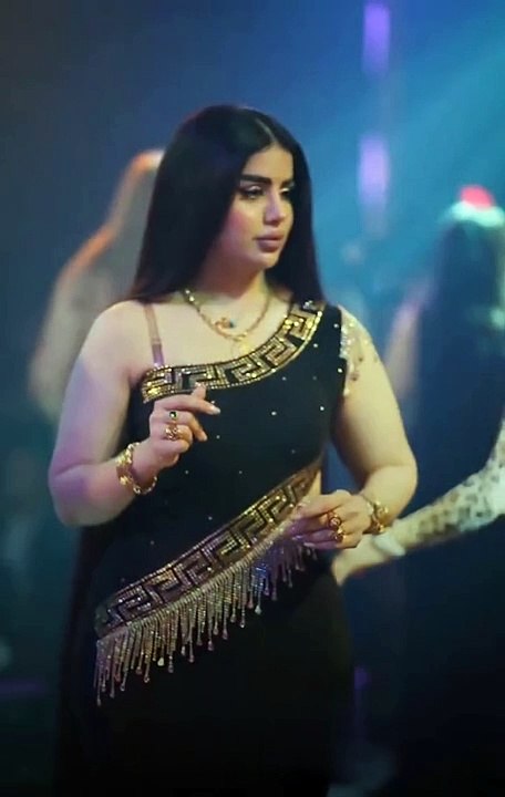 Arab Dance girl in American dance party