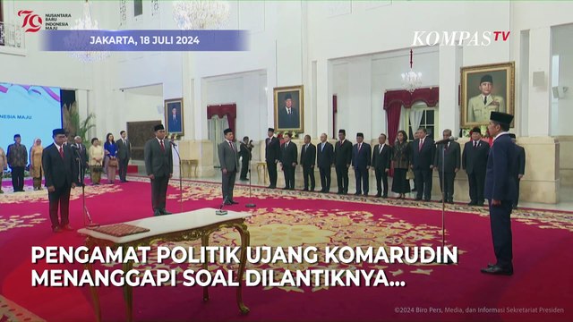 Jokowi Lantik 2 Politisi Gerindra Jadi Wamen, Pengamat: Kompromi Kekuatan