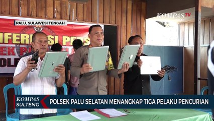 Polsek Palu Selatan Menangkap 3 Pelaku Pencurian