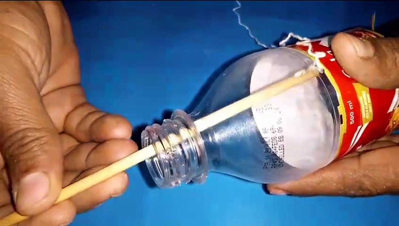How to make plastic bottle fan without moter .