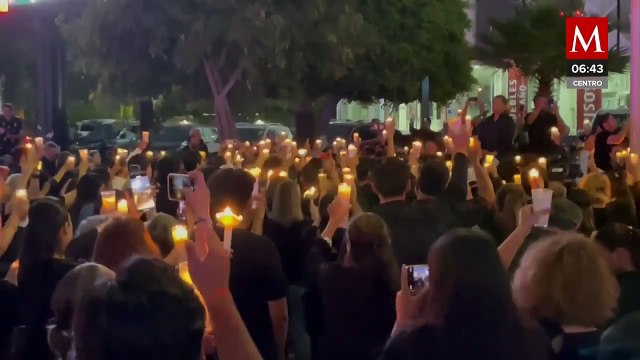 Cientos de ciudadanos realizan 'Vigilia por la Paz' en Baja California