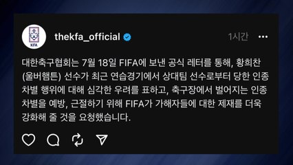 축구협회, FIFA에 "인종차별, 제재 강화" 공식 요청 / YTN
