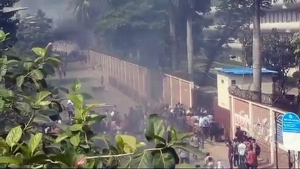 Incêndio em televisão estatal do Bangladesh