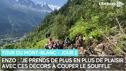 Enzo et sa bande font le tour du Mont-Blanc : le bilan du 2e jour d'aventure