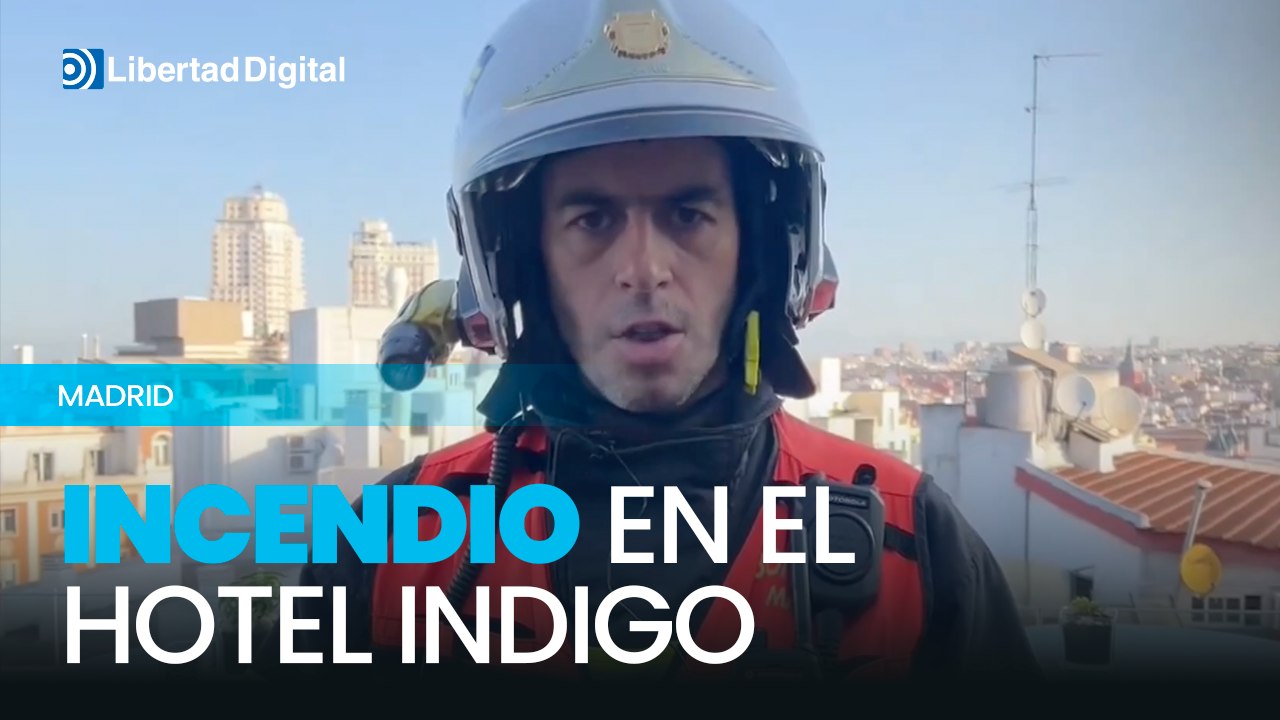 Un incendio en la azotea del hotel Indigo obliga a evacuar a los huéspedes